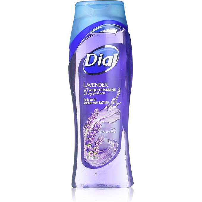 غسول جسم من اللافندر والياسمين الخالي من القطر، 16 أونصة (عبوة من 2)